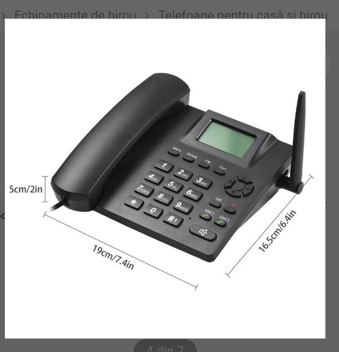 Telefin fix fara cablu NOU