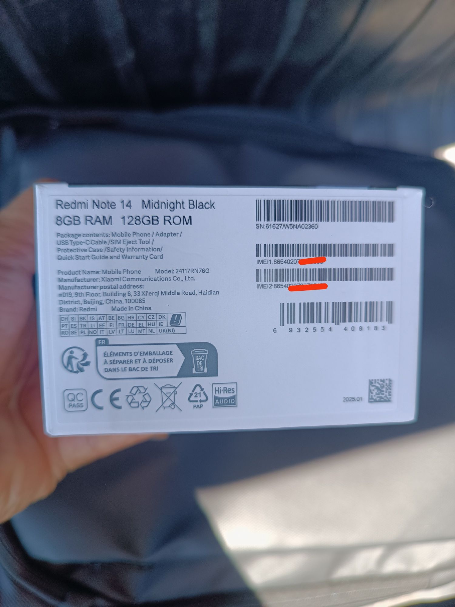 Redmi note 14 8/128