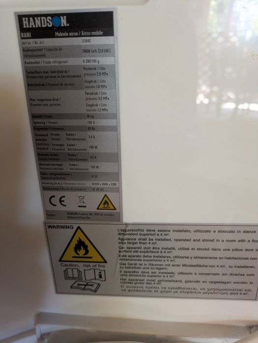 Vând aparat aer condiționat 3 in 1