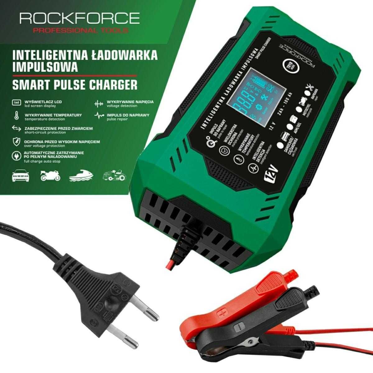 зарядно устройство за акумулатор  6А / 12V, 2AH-100AH ROCKFORCE