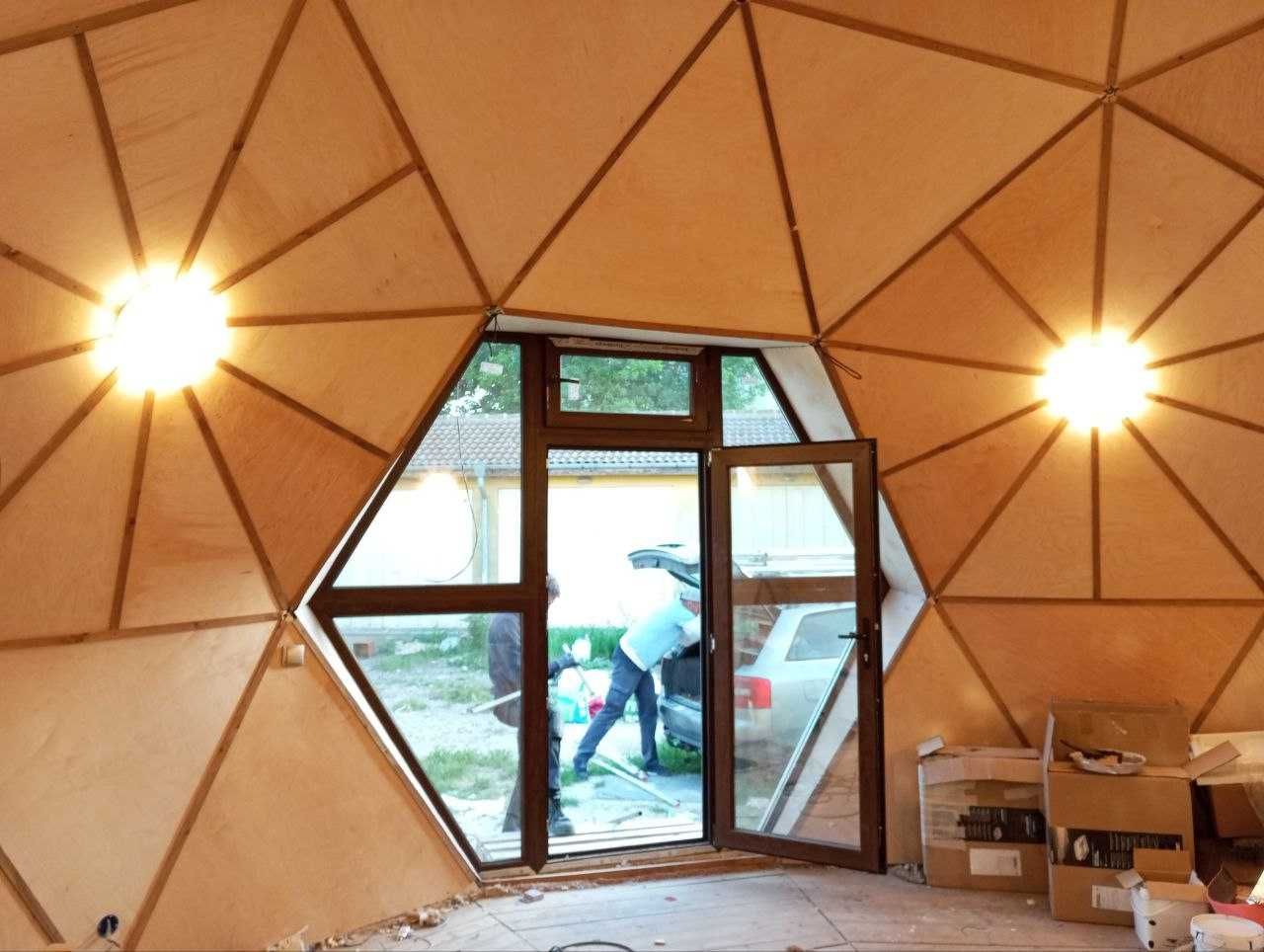 Куполна къща беседка оранжерия. Всякакви размери от различни материали