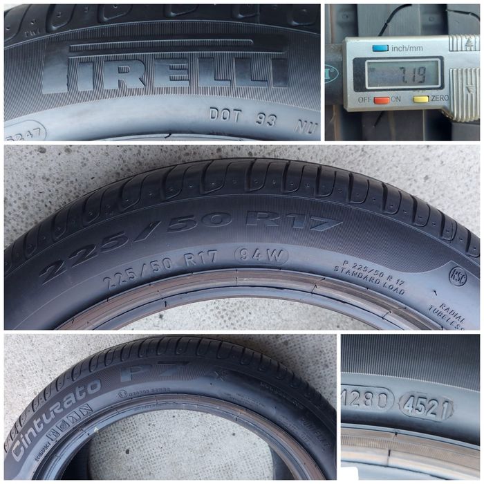 O bucată 225/50 R17 vară - una Semperit Pirelli