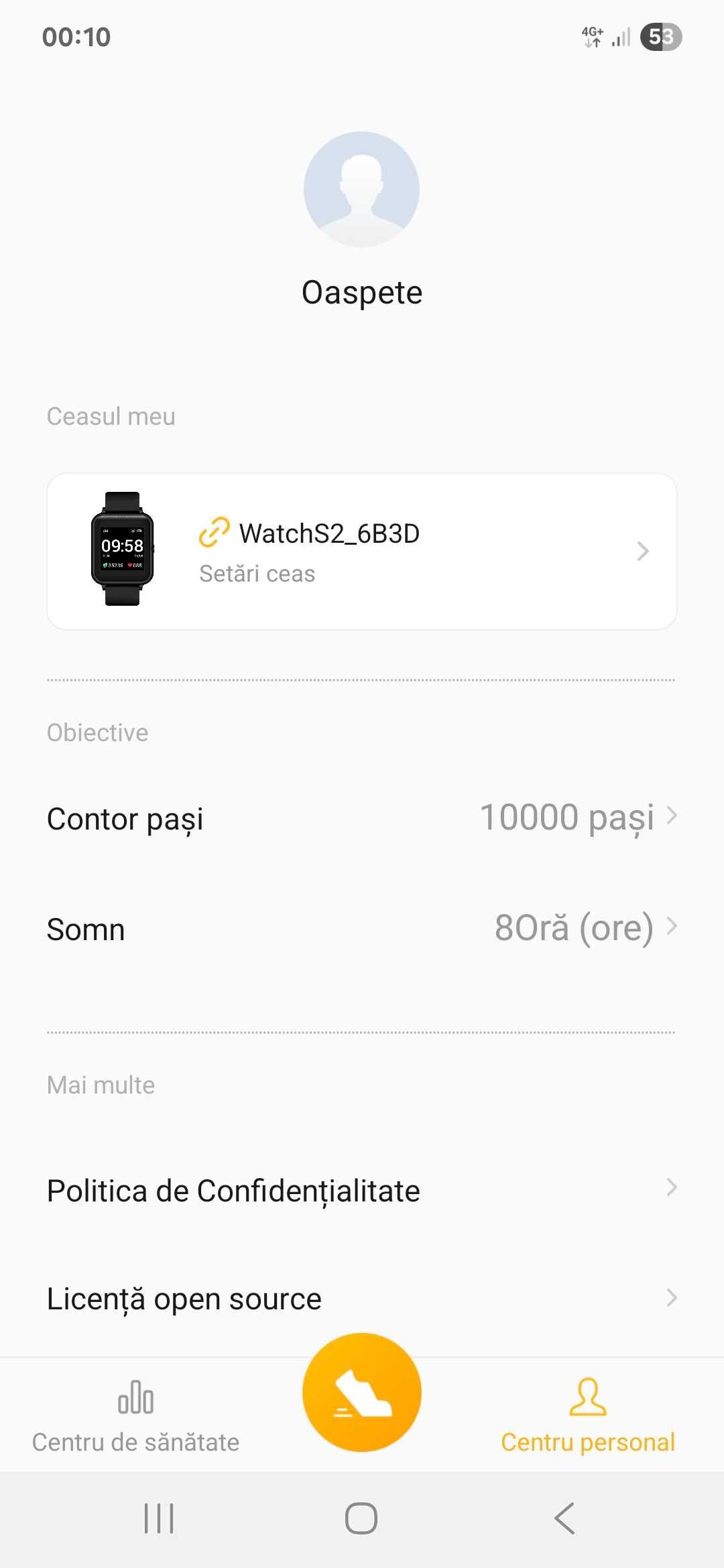 Ceas smart Lenovo smartwatch S2