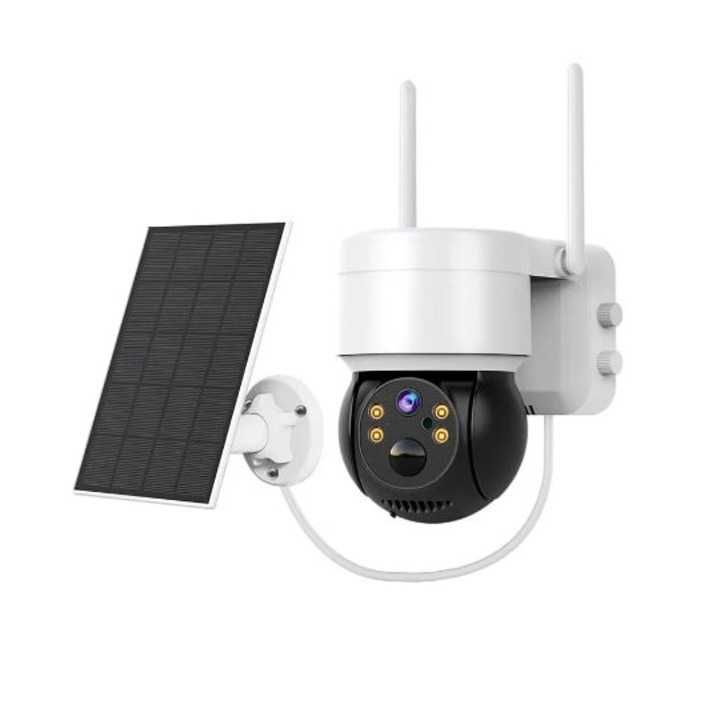 Камера за наблюдение със соларно зареждане, WIFI, 8MP HD CCTV