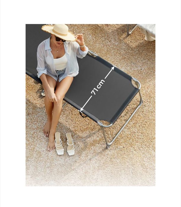 Сгъваем шезлонг SONGMICS