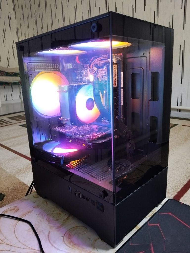 Срочно Игровой ПК + монитор, клавиатура, мышь и коврик — GTX 1050, i5