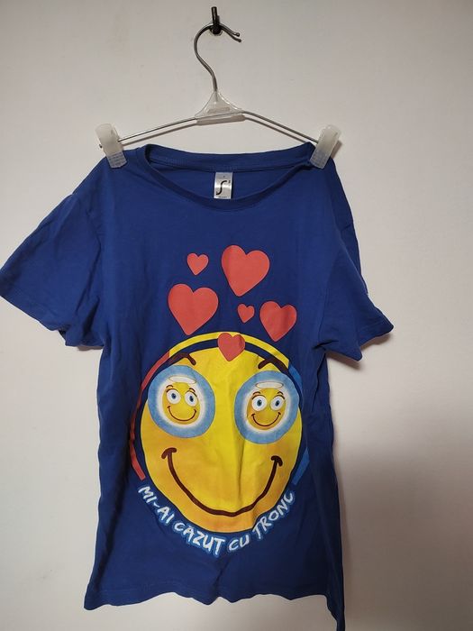 Tricou "Mi-ai căzut cu tronc", mărime S, femei