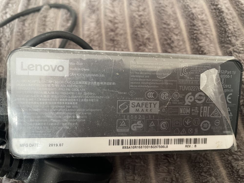 Încărcător laptop USB-C 65w Lenovo original nou