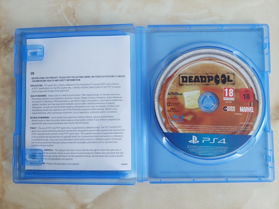 [PS4/PS5] Vând joc original DeadpooL PlayStation 4 și 5 //poze reale