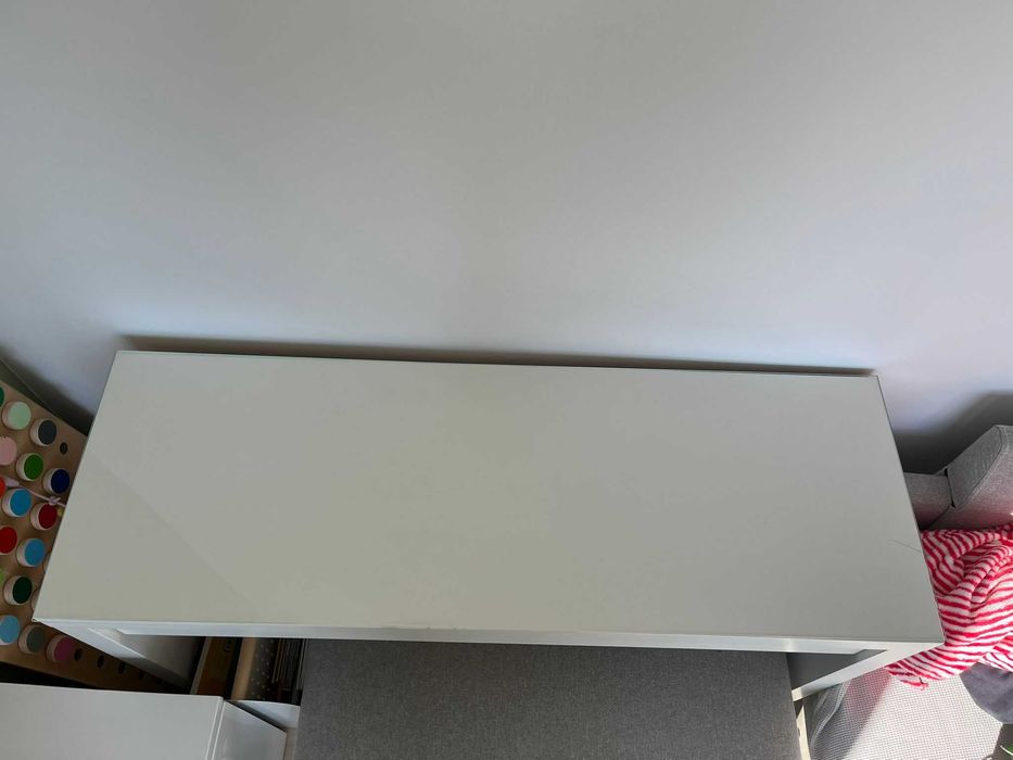 Măsuţă de toaletă, alb, 120x41 cm