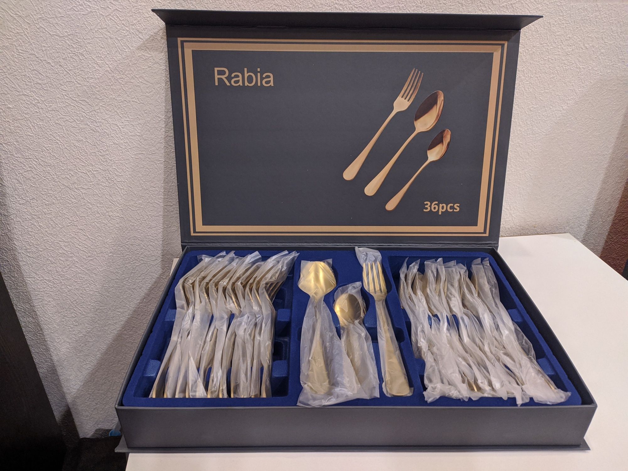 Набор столовых приборов Rabia нержавеющая сталь (ложки,вилки)