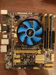 Мат. плата в сборе Asus z87-m plus, i5 4460, озу 16гб