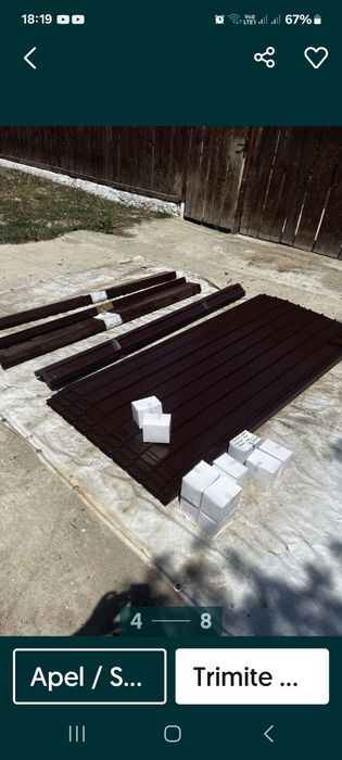 Tabla cutata pentru acoperiș