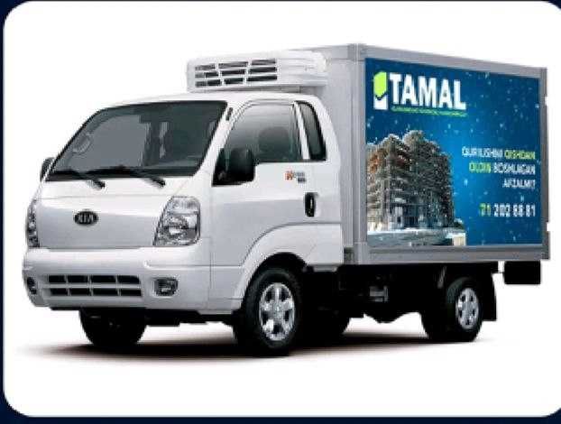 Avtotransportlarda reklama xizmati.