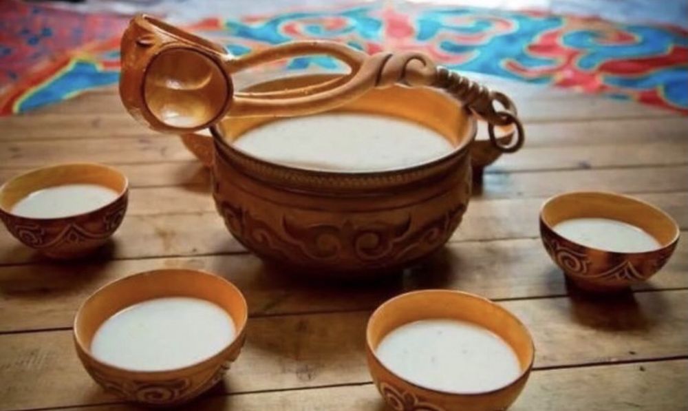 Свежий кымыз, курт, май