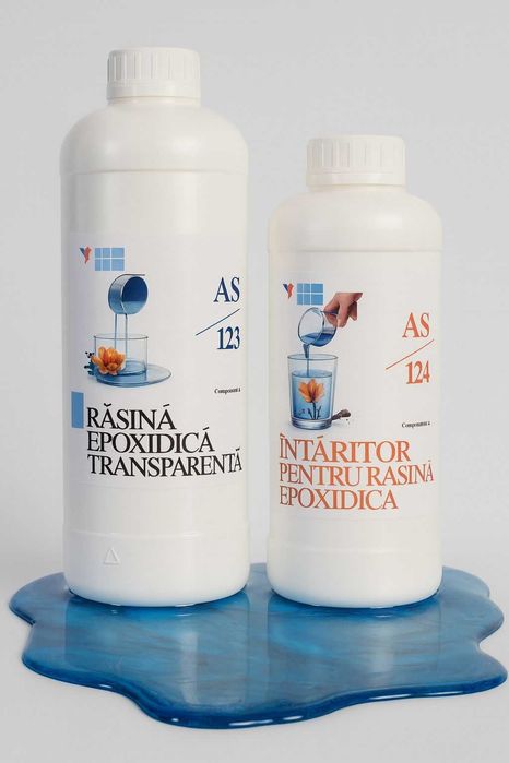 Galeata metalica cu capac 10 l/21 l/ rasina epoxi/intaritor/pigmenti