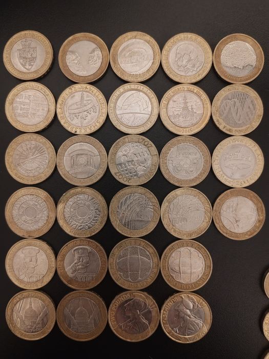 Vând colecție monede Marea Britanie