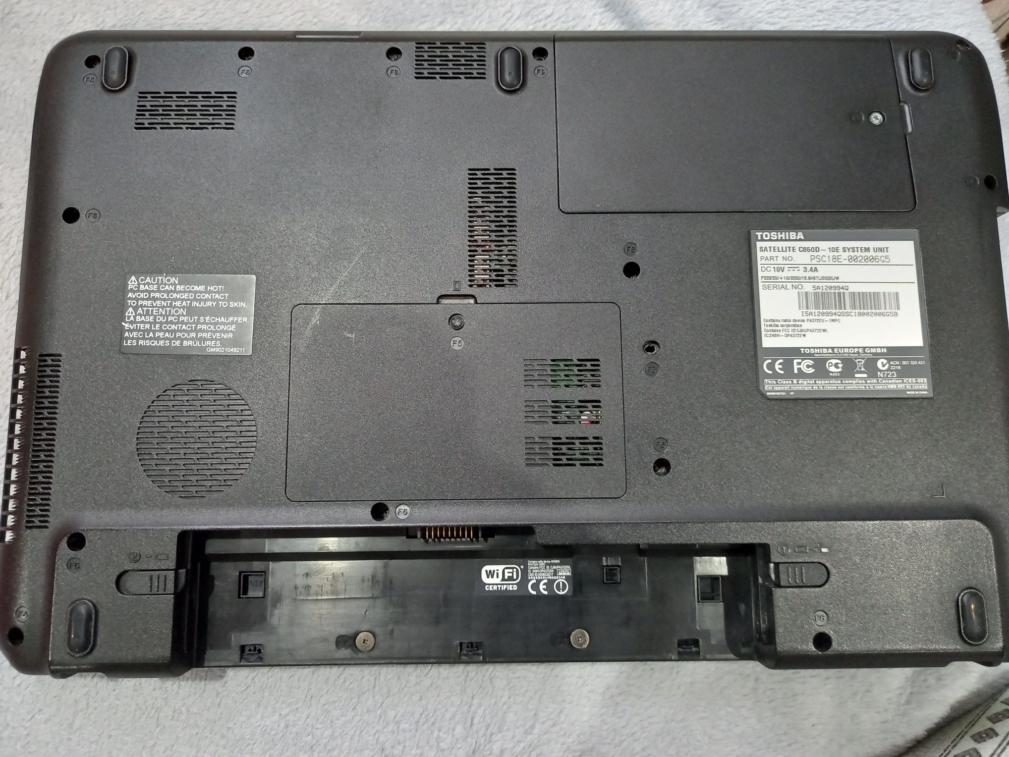 Laptop Toshiba Satellite C650D - 10 E
