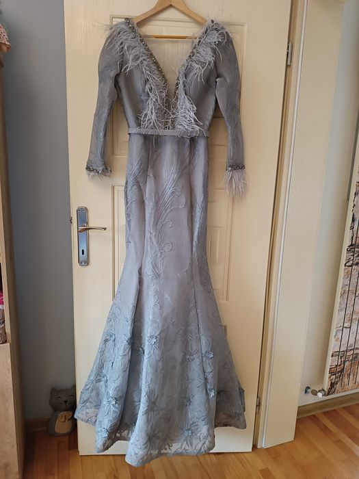 Официална рокля с камъни