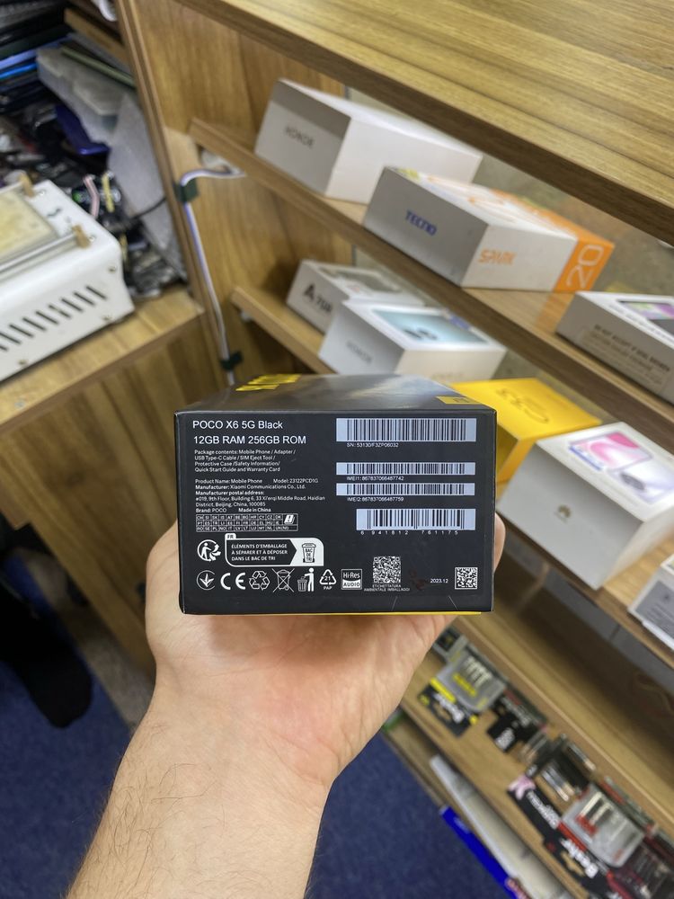 poco x 6   12/256 ideal sastaena
