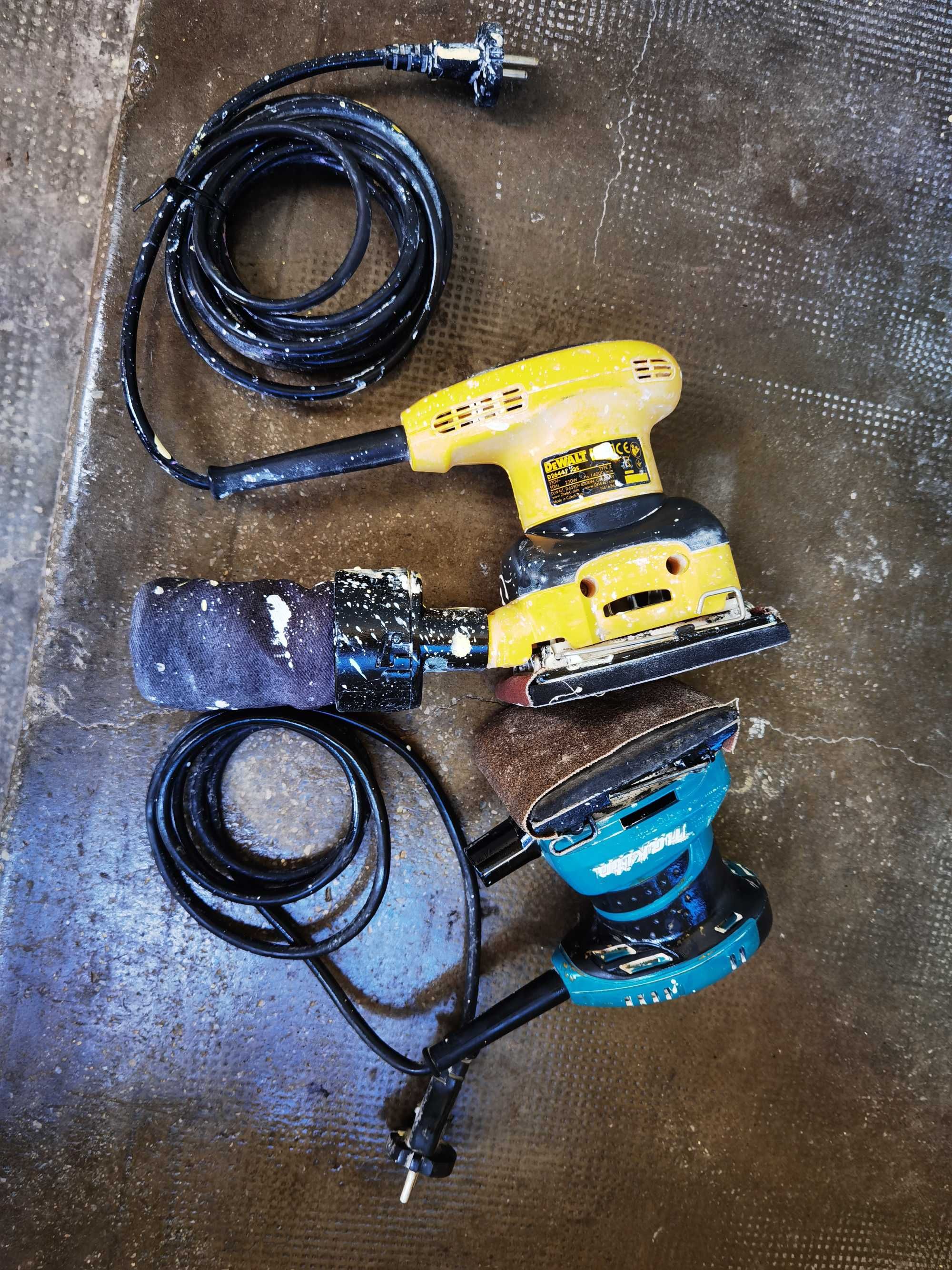 Makita, DeWalt slefuitoare