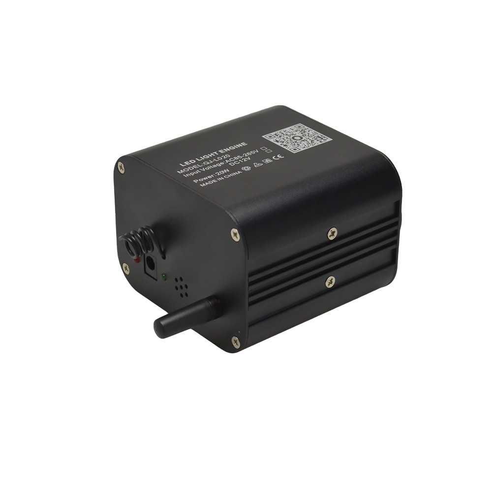 Kit Fibra Optica Plafon Instelat 20W cu TWINKLE, RGBW 1100 Fire 4M