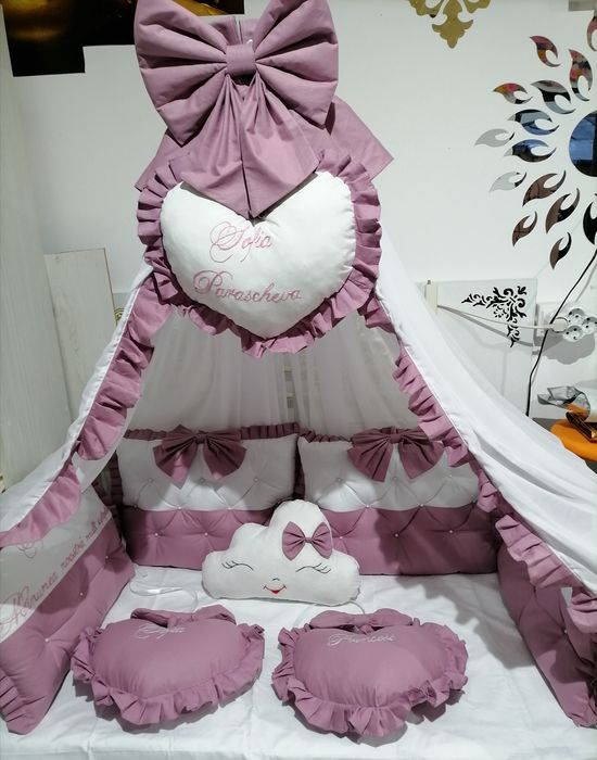 Protecții impletite și pernute. Seturi de lenjerie