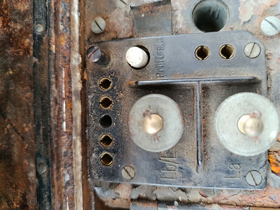 стар немски военно-полеви телефон - WEHRMACHT - WWII - 1944г