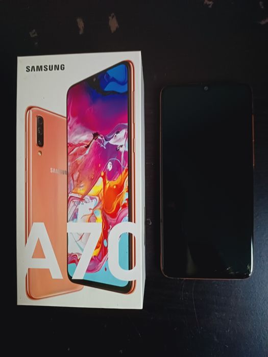 Samsung A70 portocaliu