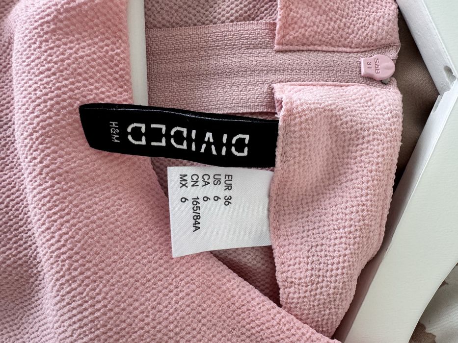 Розова Рокля с 3/4 ръкав