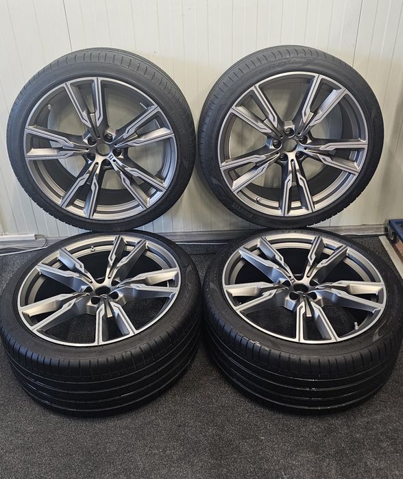 Jante originale BMW X5 G05 X6 G06 22" (747M) + anvelope Pirelli