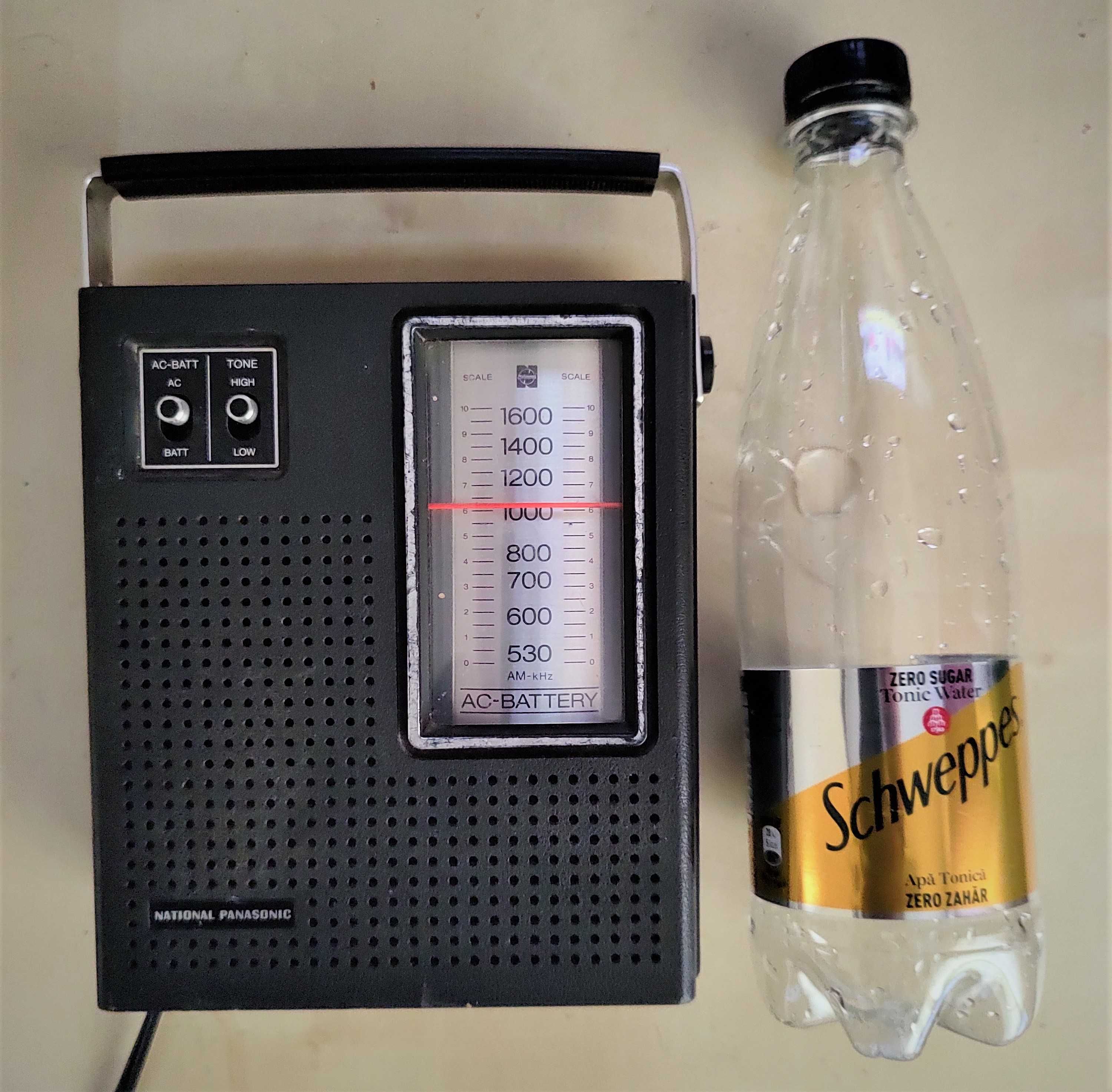 2 buc. Radio AM vintage National Panasonic R-1493B si R-1597B, Japan