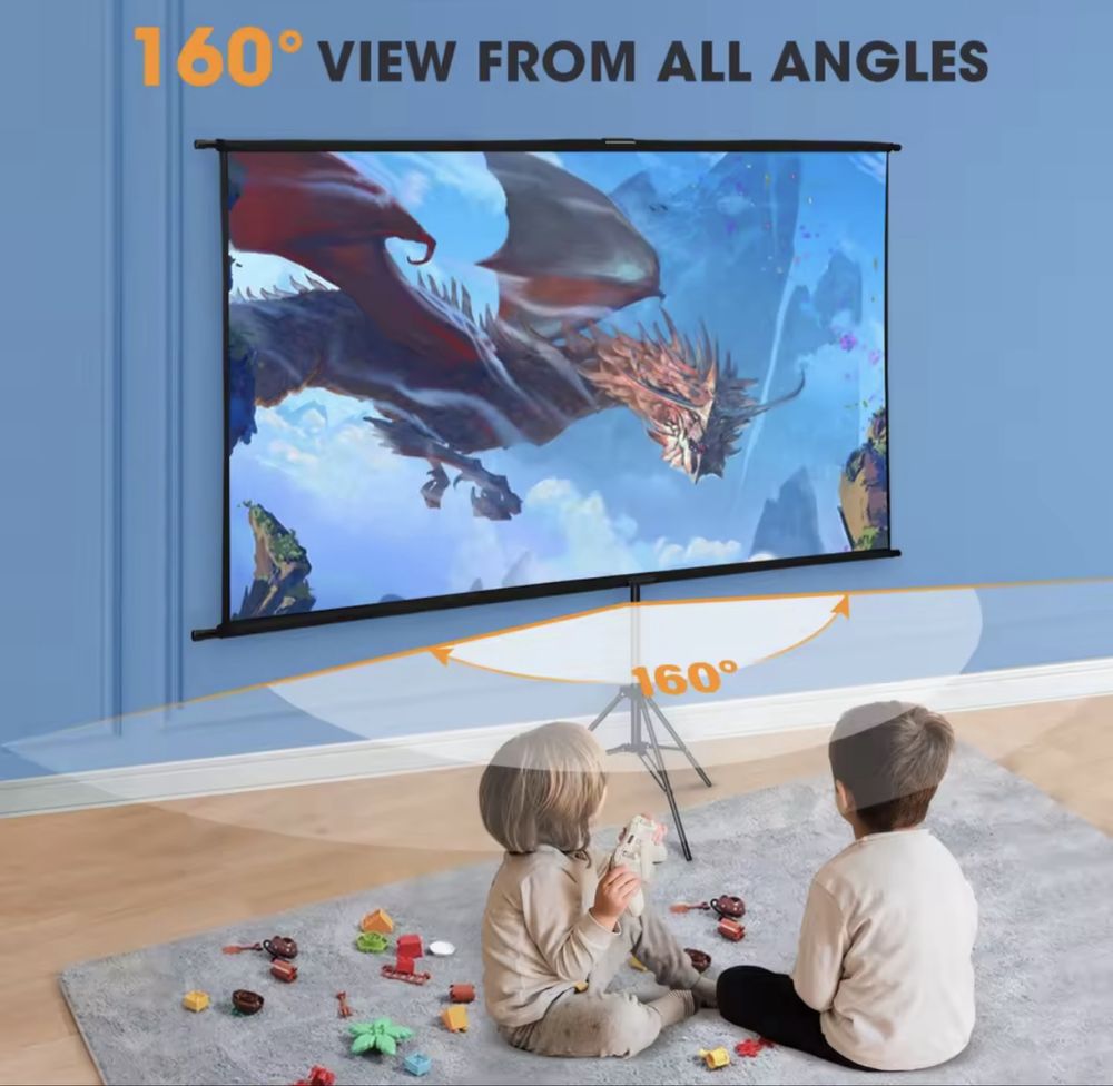 Екран за Проектор 100” - трипод , 4К , HD