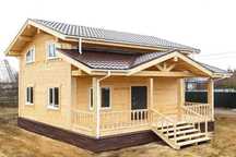 Casa si Cabana stil A-Frame pe structura de lemn