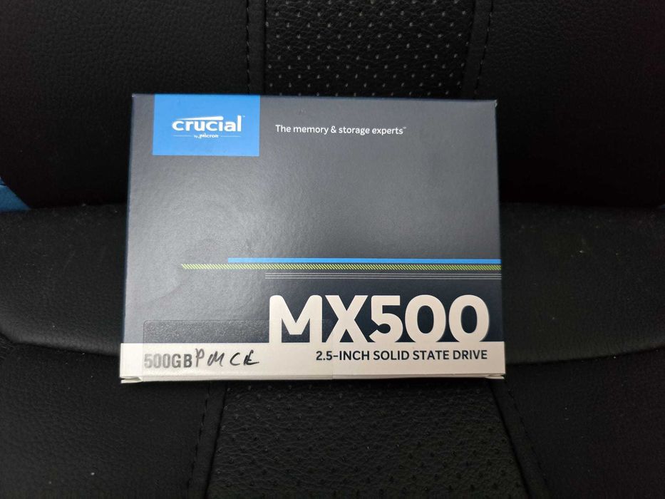 SSD Crucial MX500 500GB, SATA-III, 2.5”, Nou, Sigilat – 250 RON