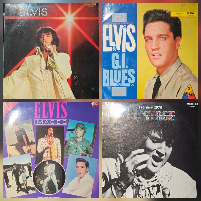 Discuri vinil ( Barbra Streisand,  Elvis Presley)