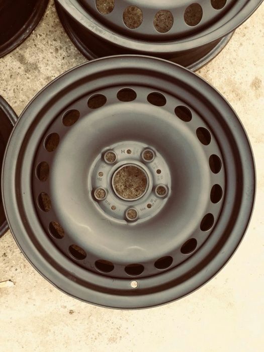 Set jante tabla 5 x 112 r 15 originale VW , Audi,Skoda,Seat!!! 400 lei