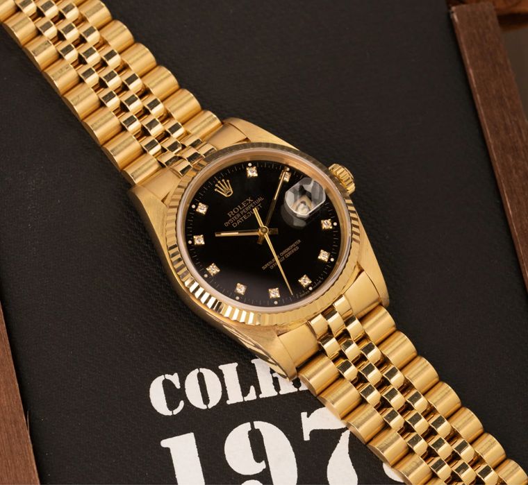 Rolex datejust gold