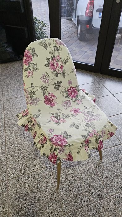 set mobila masa rotunda cu 6 scaune bucatarie