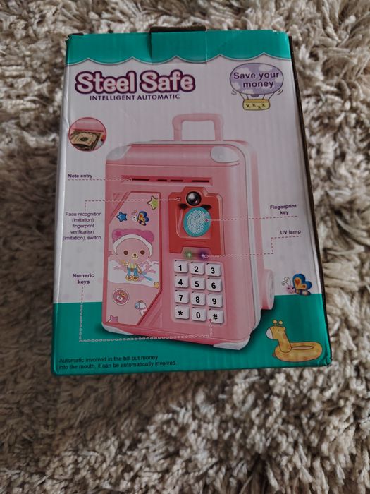 Pușculița seif pentru copii  inteligent automatic