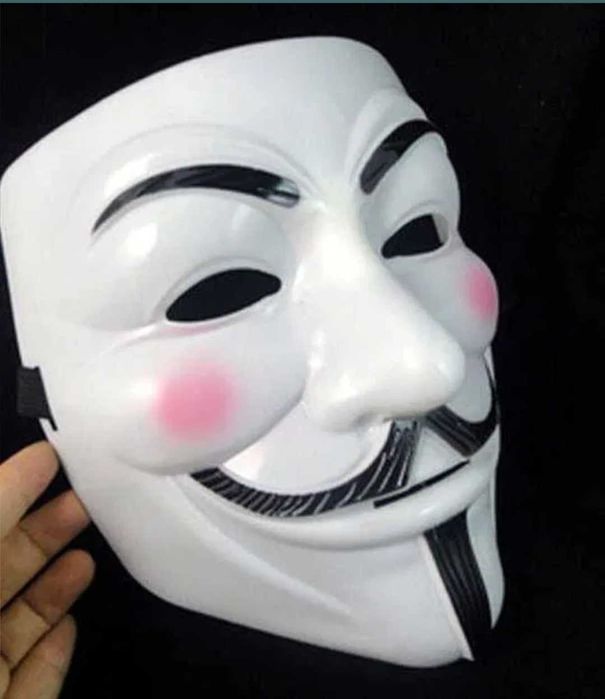Masca originala V for Vendetta, film, Anonymous, Hacker, Halloween