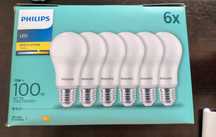 Pachet 6 becuri LED Philips, E27, 13W (100W), 1521 lm