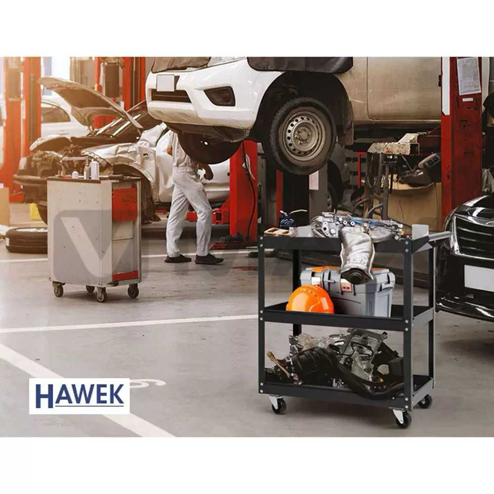 НЕМСКА Количка За Инструменти HAWEK + ЛЕД ФЕНЕР