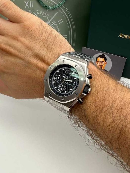 audemars piguet offshore  silver