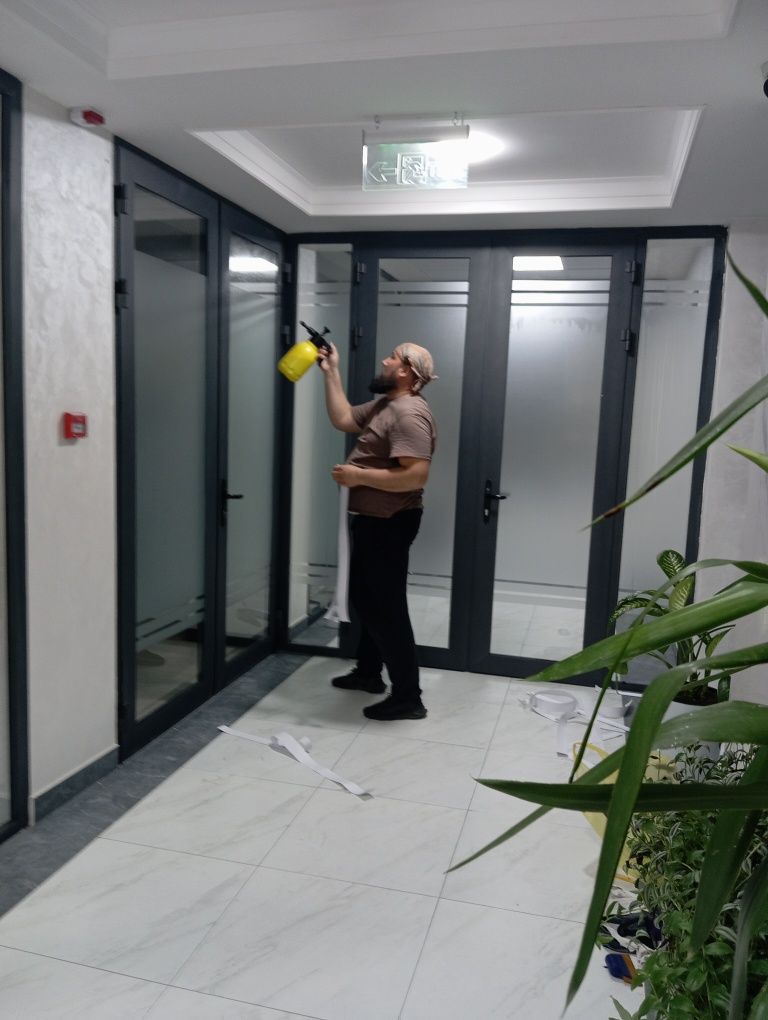 Тонировка матовый туманка рекламный самоклйка офис ва барча ойналарга