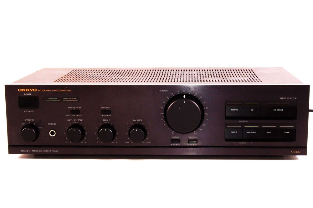 Amplificator ONKYO A8430, 2x80 W sau 4x60 W, Made in Japan, NOU