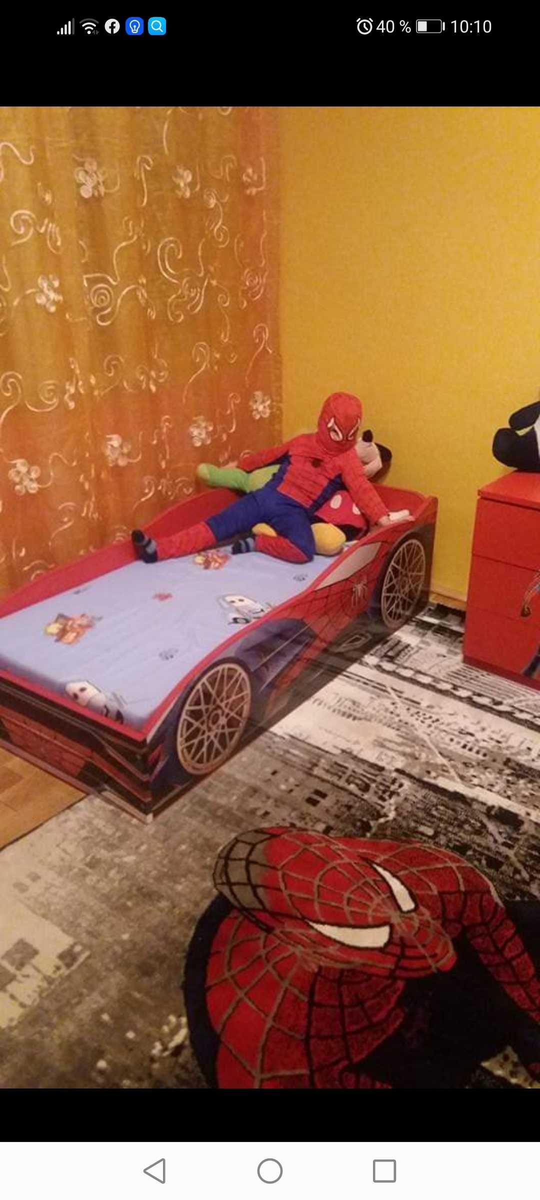 Mobila copii spiderman