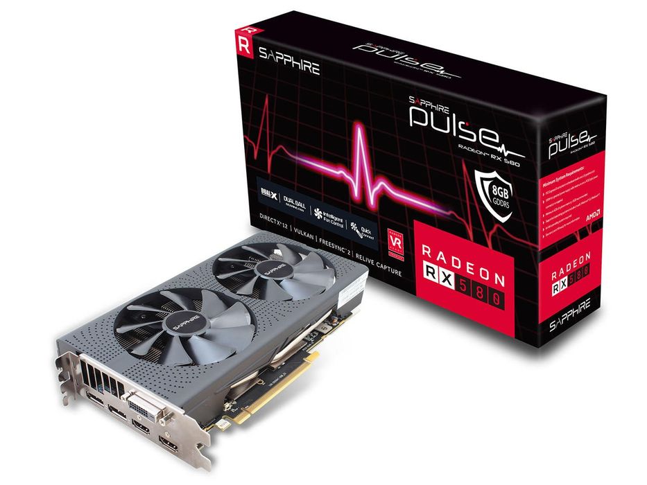 Видеокарта Sapphire Pulse Radeon RX580 8GB