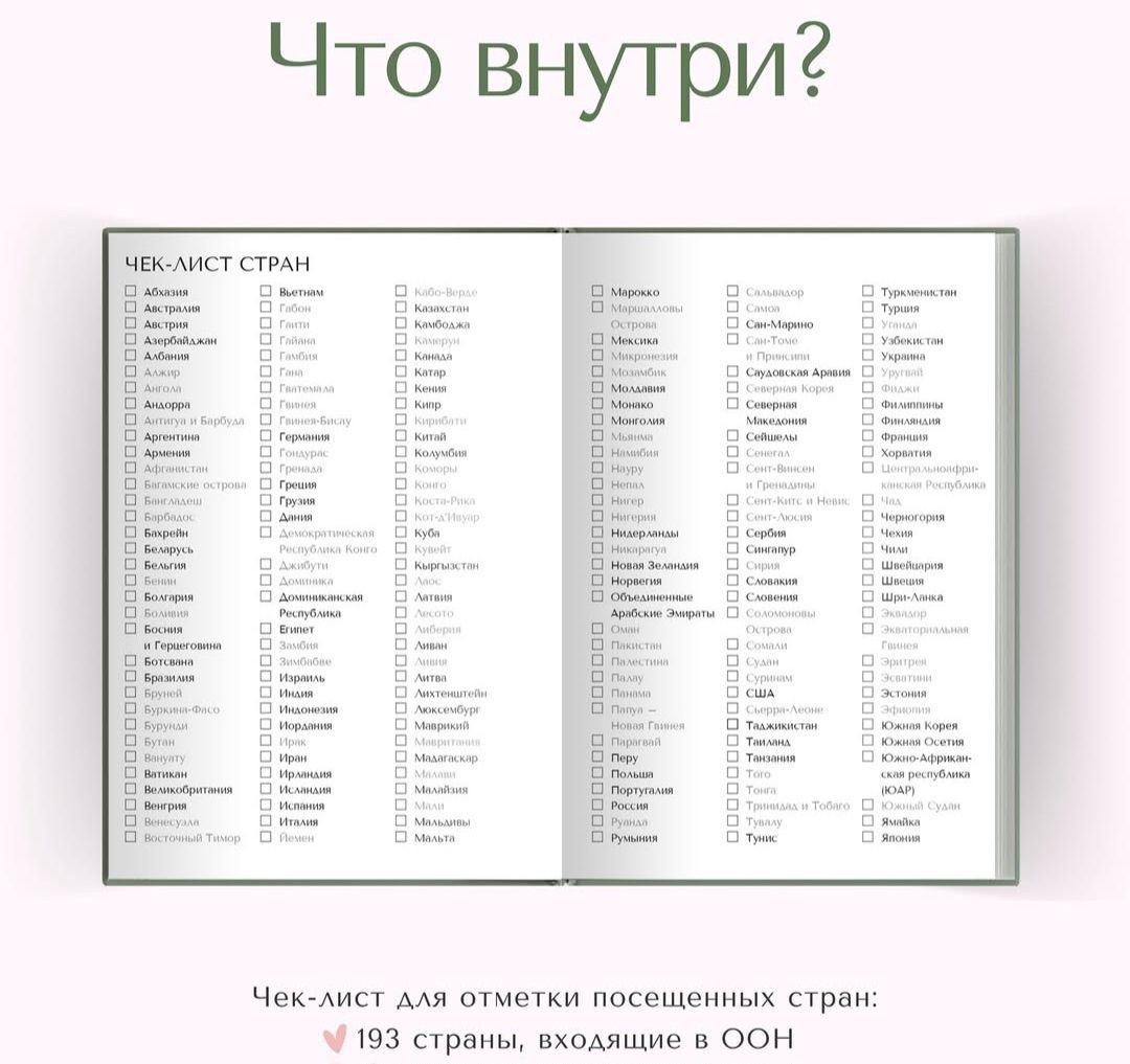Блокнот путешественника