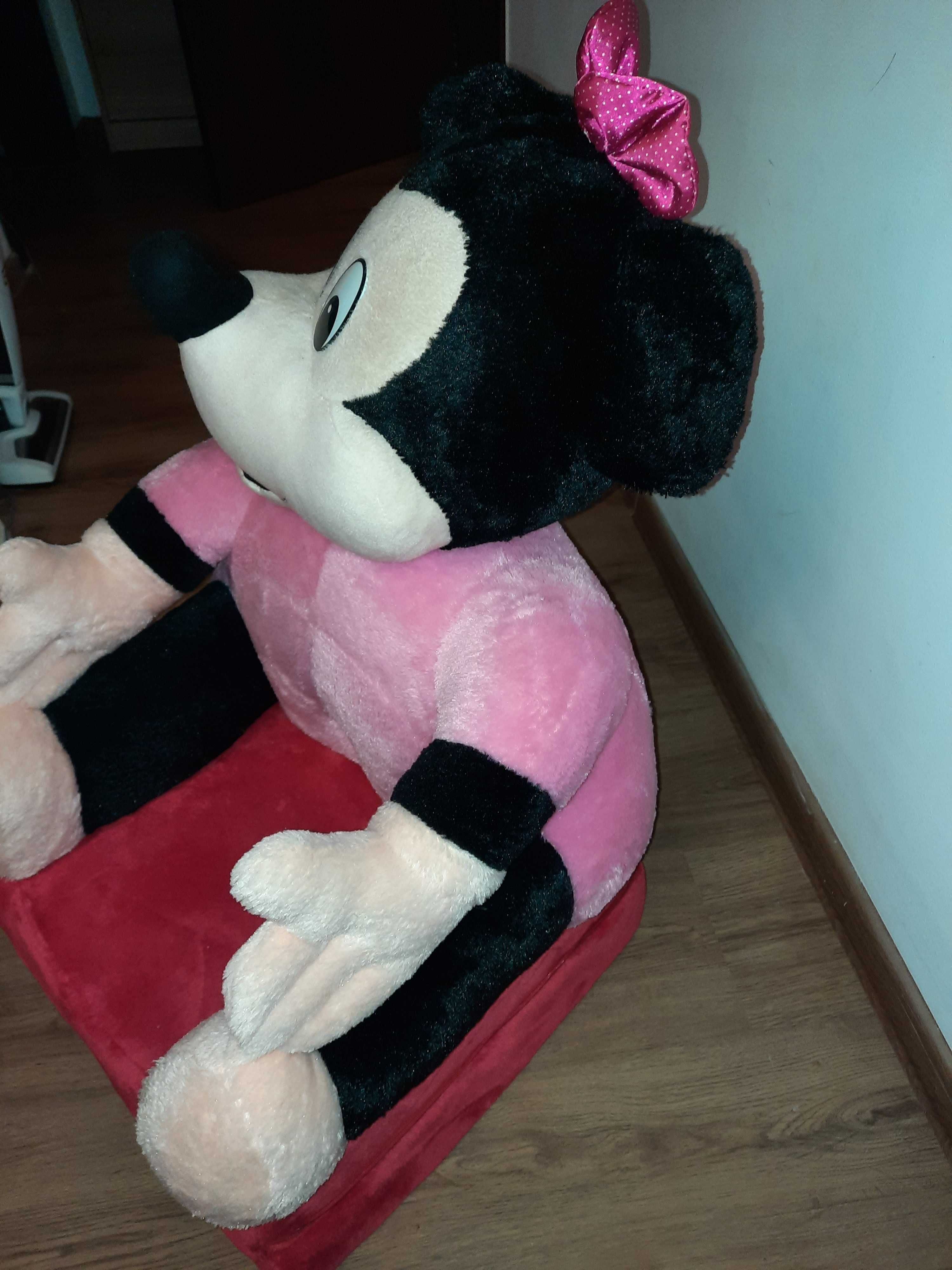 Fotoliu pluş extensibil Minnie Mouse